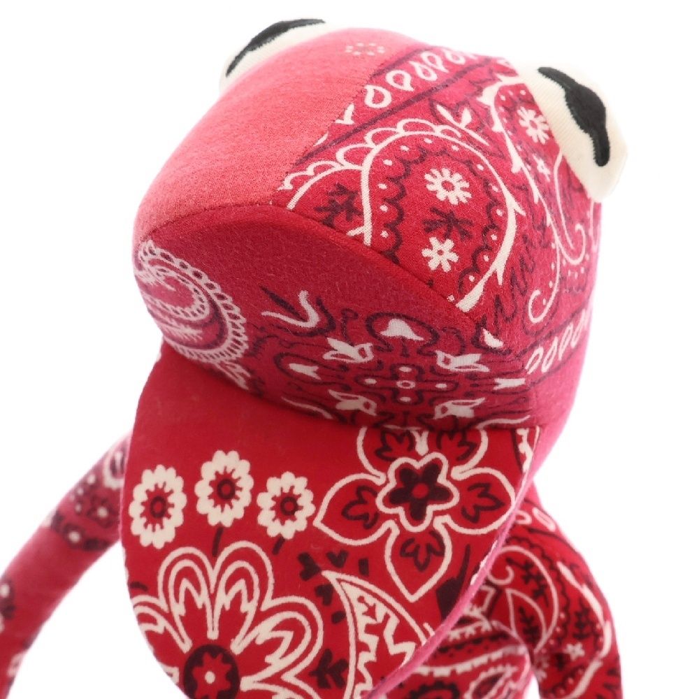 READY MADE (レディメイド) FROG MAN Bandana Red フロッグマン