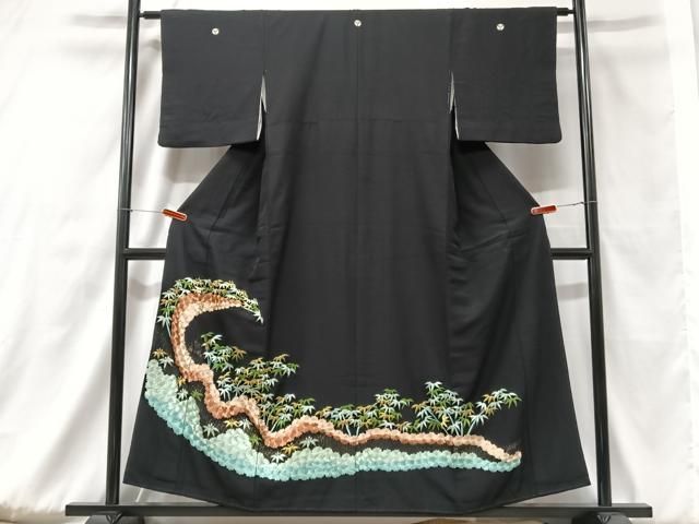専用です　作家物☆落款入り☆美品☆正絹黒の着物単品 価格見直し宣言】リサイクル 羽織 黒羽織 一つ紋 レディース