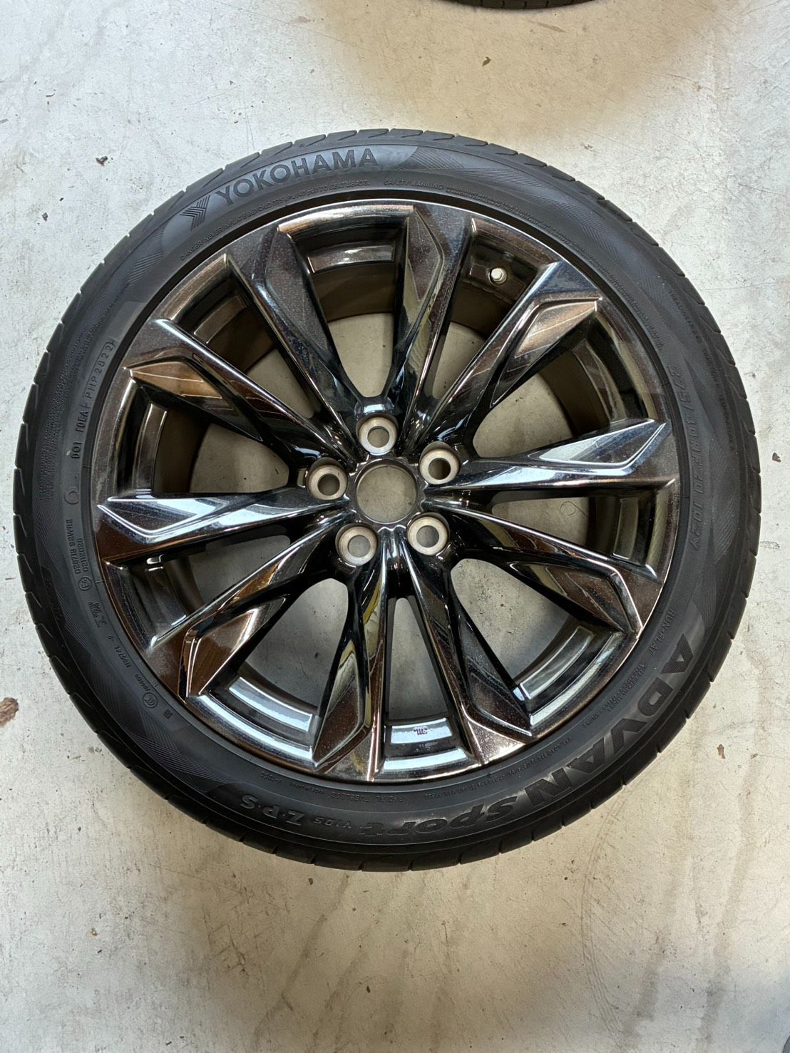 レクサス LS 純正 Fスポーツ 20インチアルミホイール 4本セット 純正ナット付