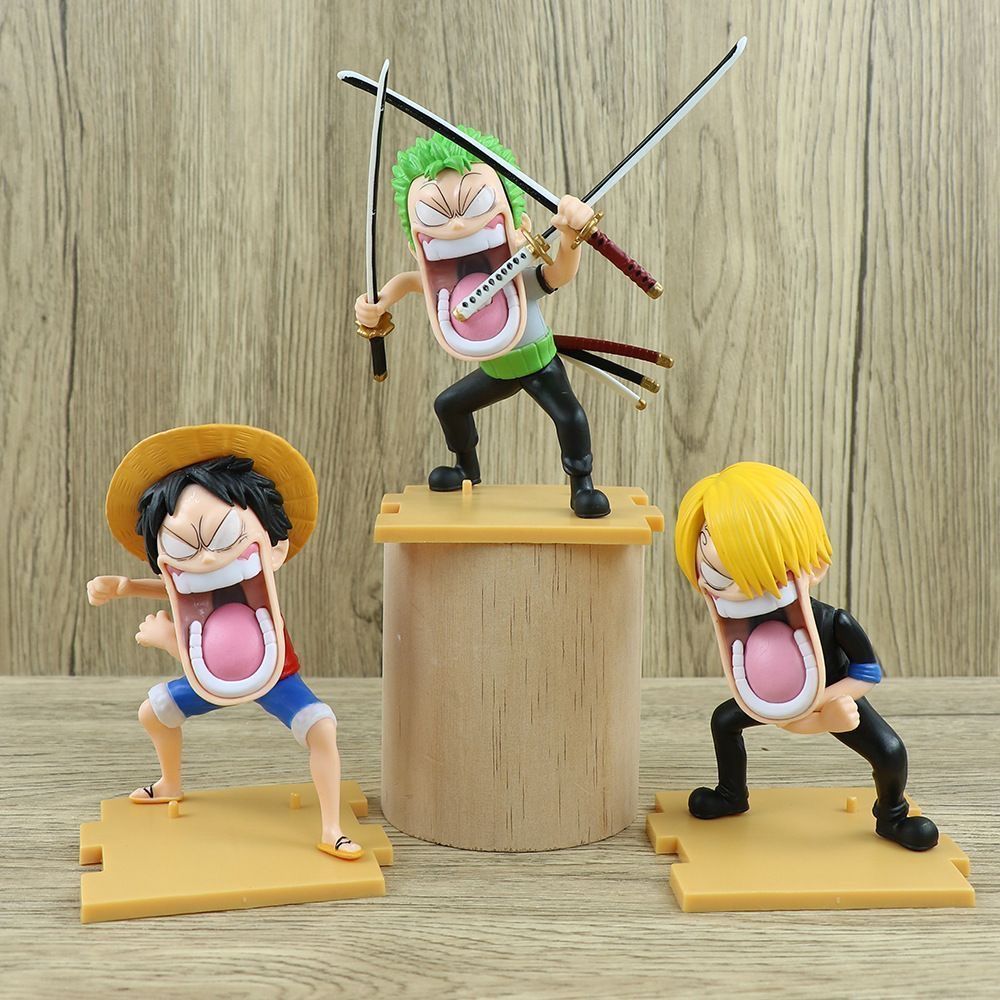 ワンピース ルフィ＆ゾロ＆サンジ フィギュア ガレージキット