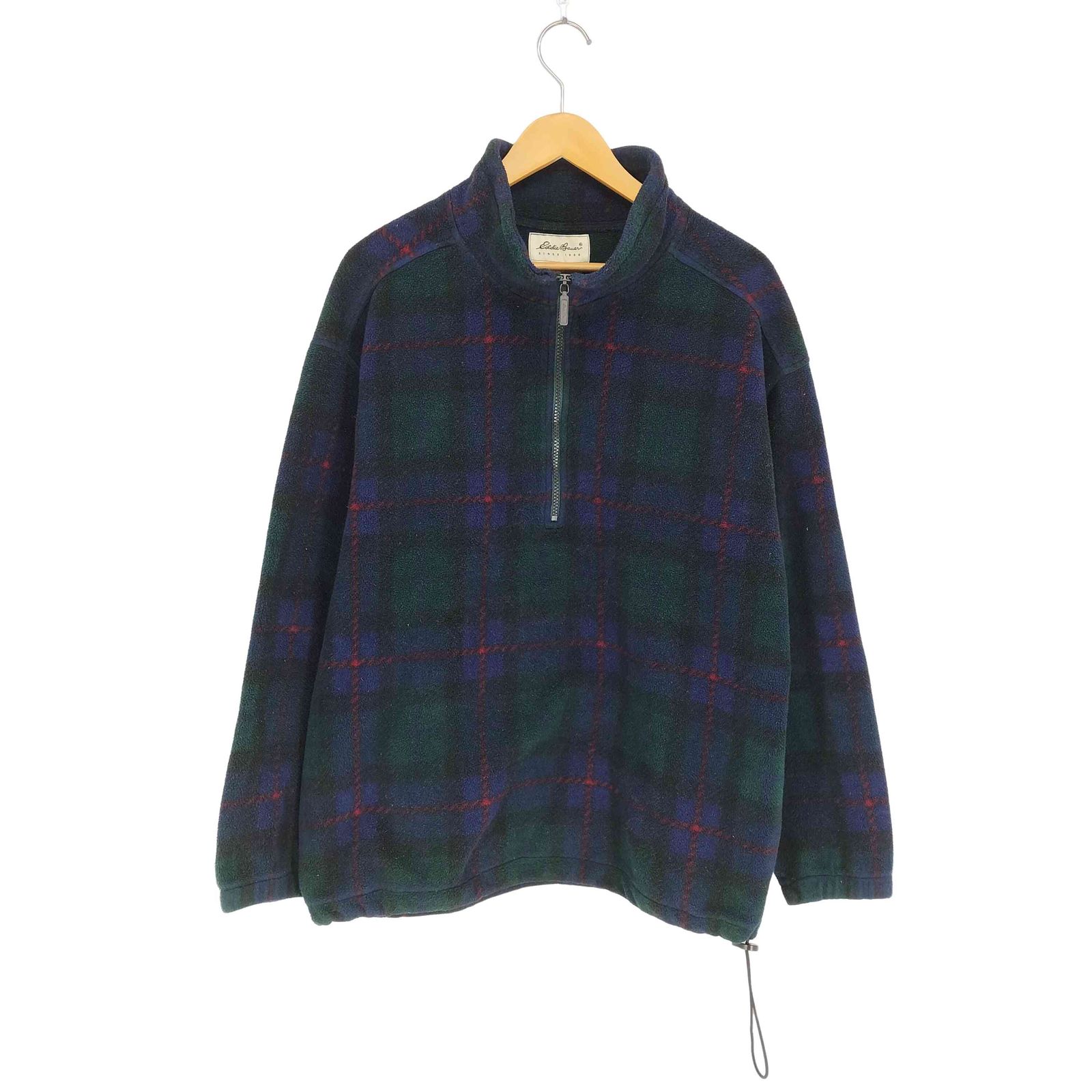 エディーバウアー Eddie Bauer 白タグ ハーフジッププルオーバー POLARTEC メンズ import M
