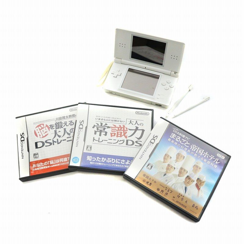 ニンテンドー 任天堂 Nintendo DS Lite USG-001 本体 ソフト3点 