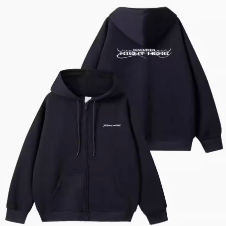 SEVENTEEN RIGHT HERE パーカー XLサイズ SEVENTEEN RIGHT HERE Zip-Up Hoodie Photo Trading Card Set