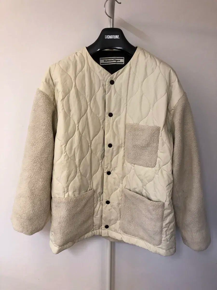 オニツカタイガー キルティング ジャケット XL - メルカリ