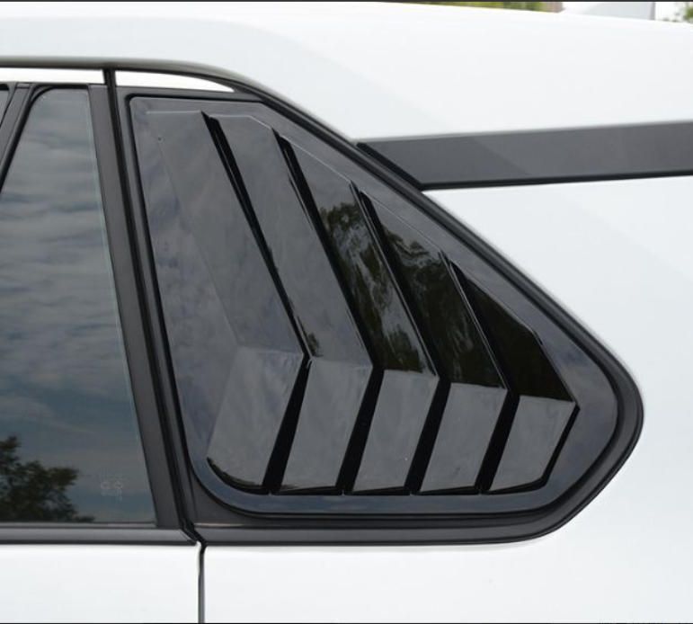 リアサイドウィンドウルーバートヨタ RAV4 2020 2025ル シャッター サイドベントカバー ウィンドウシャッター 社外