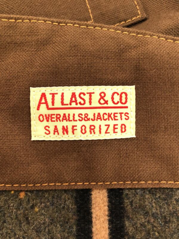 アットラストAT LAST & CO ブラウンダック カバーオール ブランケット At LAST&CO アットラスト ジャケット サイズ:44 チェンジボタン