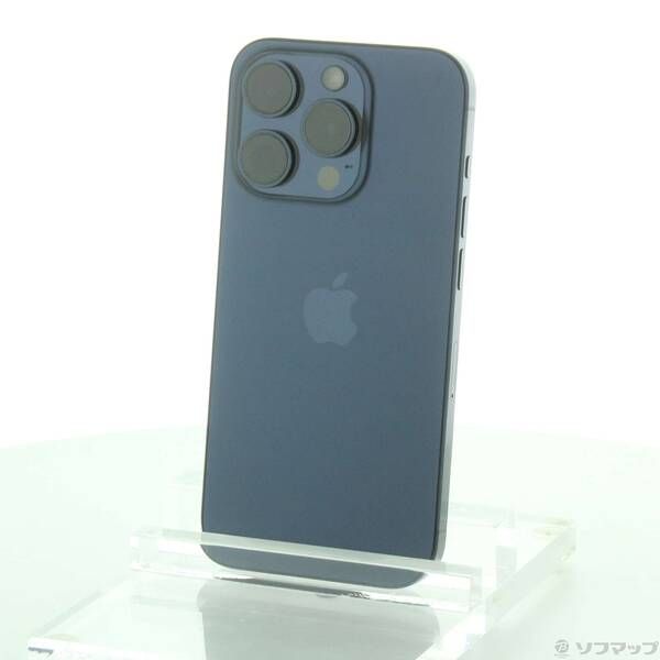 中古品〕 iPhone15 Pro 128GB ブルーチタニウム MTUA3J／A SIMフリー