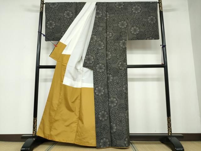 平和屋着物○本場大島紬 7マルキ 舞菊文 正絹 逸品 DAAW5963ud - メルカリ