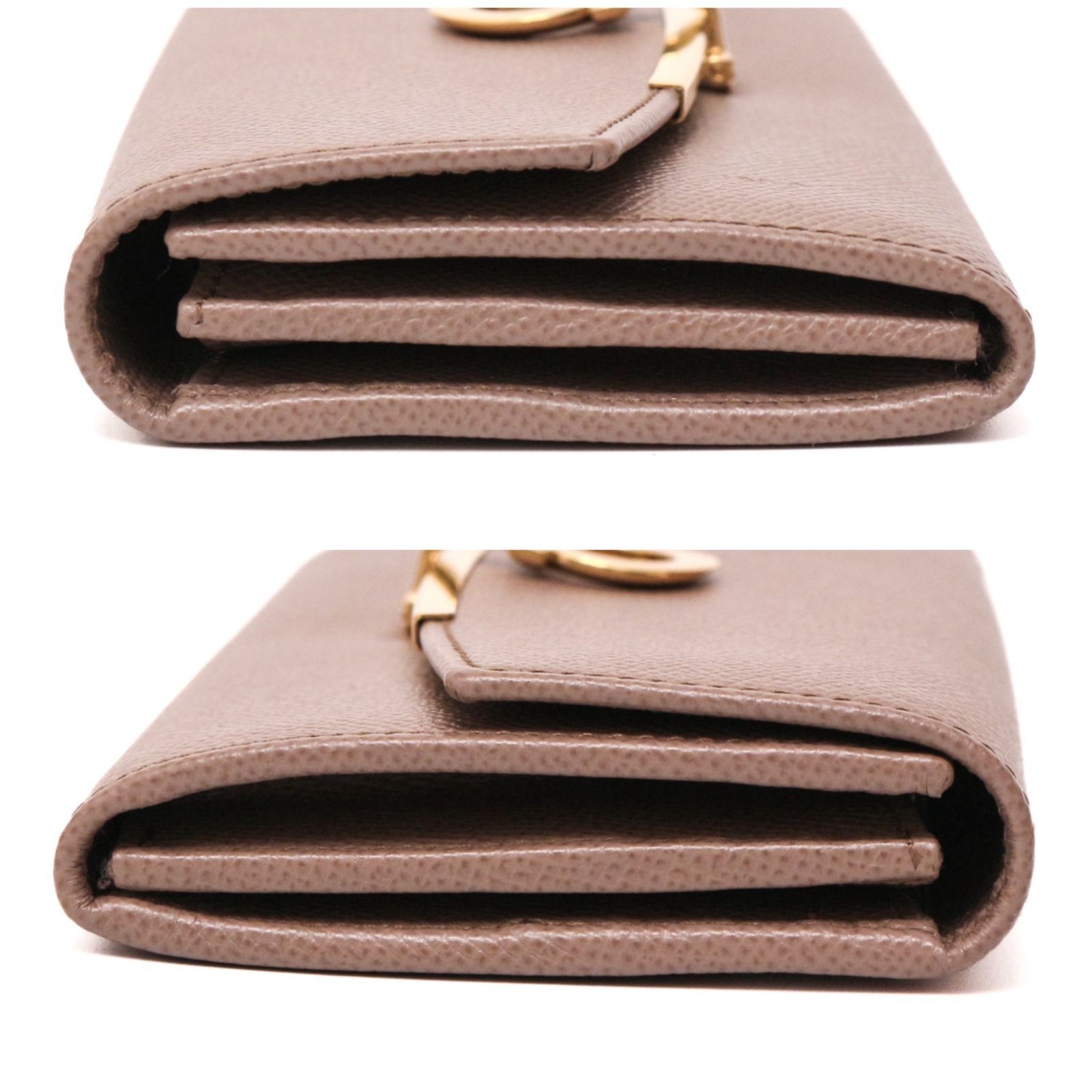 サルヴァトーレ フェラガモ 22 D150 ガンチーニ GANCINI ホック 長財布  