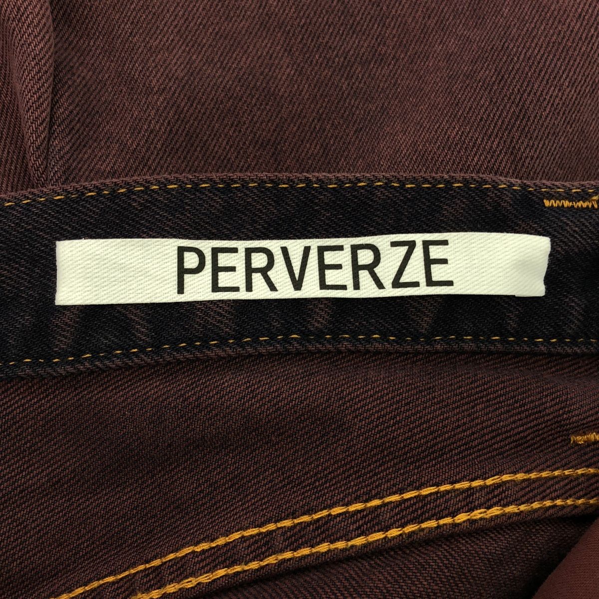 美品】 PERVERZE / パーバーズ | High-rise Wide-Leg Denim 