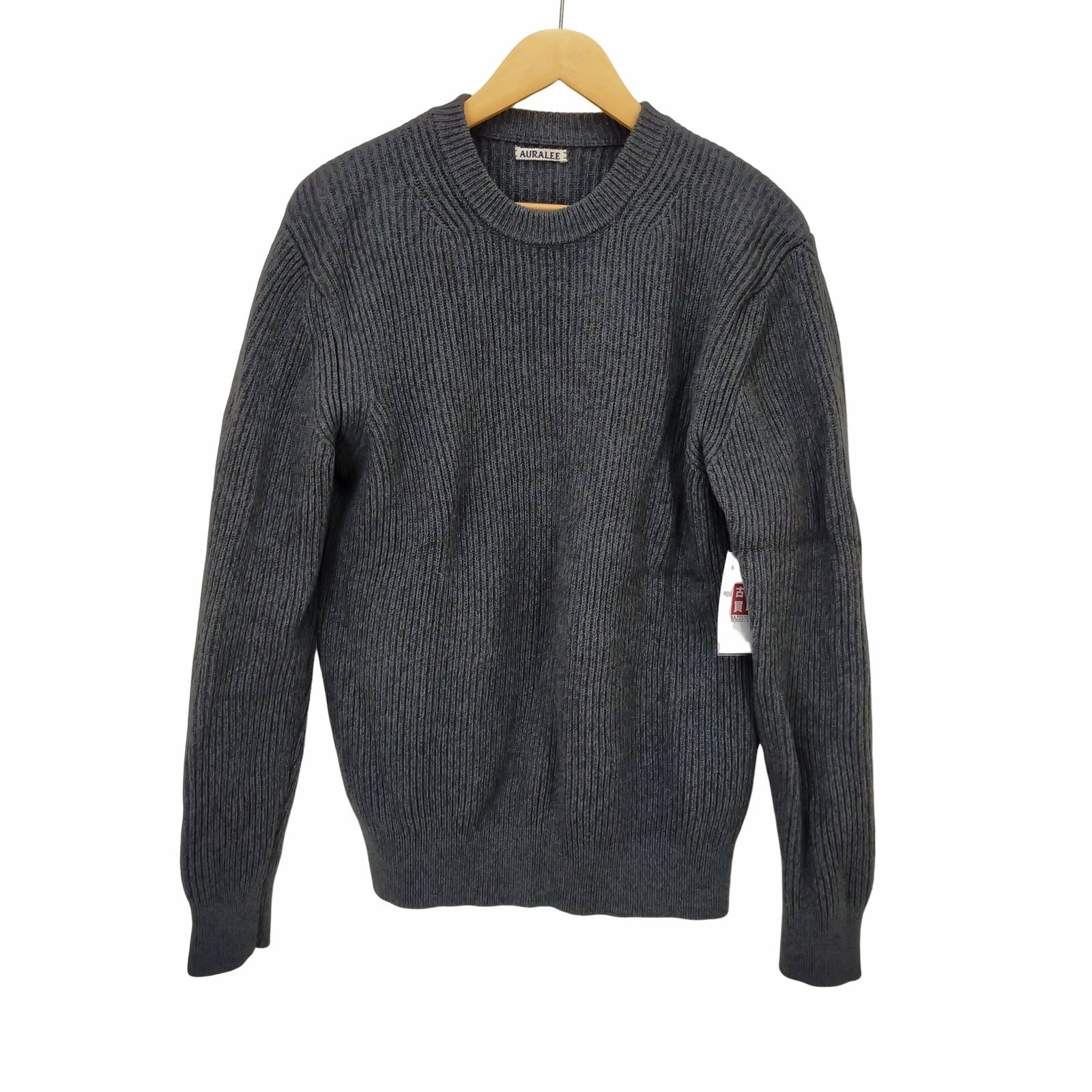 AURALEE/オーラリー スーパーファインウールリブニットビッグプルオーバー AURALEE / オーラリー | SUPER FINE WOOL RIB KNIT BIG P/O