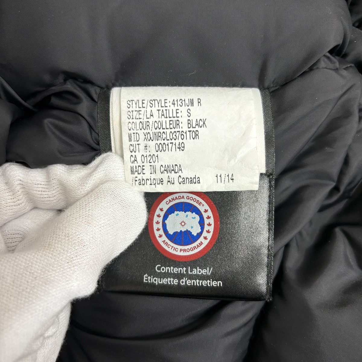 【JPタグ】CANADA GOOSE/カナダグース Windsor Vest/ウィンザーダウンベスト 4131JM/ブラック/S