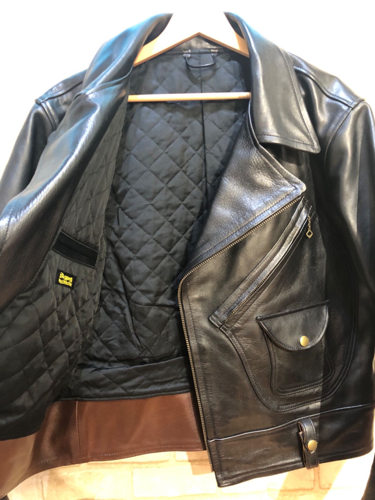 Dapper´s 50´s Style Mortorcycle Leather Jacket-限定商品セール