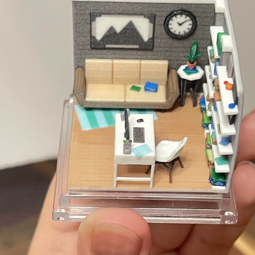 ミニチュア ドールハウス 住宅模型 1/80 1/64 フィギュアに ジオラマ