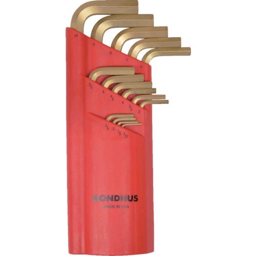 【新品・7営業日以内発送】ボンダス BLX15MG ボールポイント・Ｌ－レンチセット ロング ゴールド セット１５本組 １．２７－１０ｍｍ０ｍｍ BONDHUS ボンダスジャパン【沖縄離島販売】