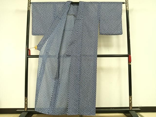 平和屋着物○伝統工芸師 服部光擴 江戸小紋 百柄 正絹 逸品 CAAK4085vf