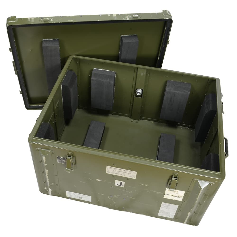イギリス軍放出品 ミリタリーコンテナ 大型 アルミ合金製 イギリス軍放出品 ミリタリーコンテナ 大型 アルミ合金製
