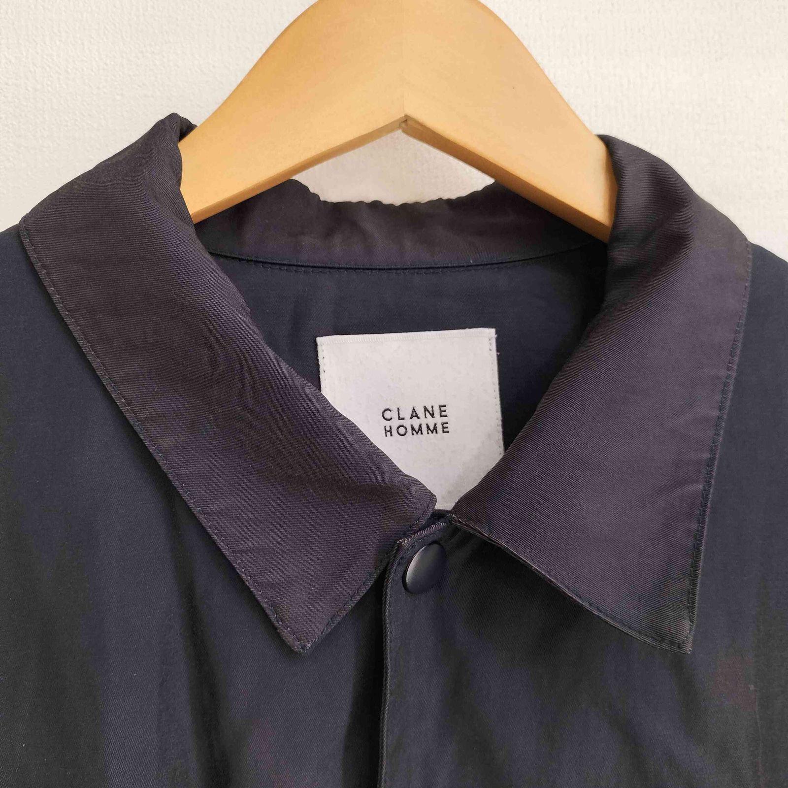 クラネオム CLANE HOMME 19SS COACH JACKET ナックプリント ナイロン 