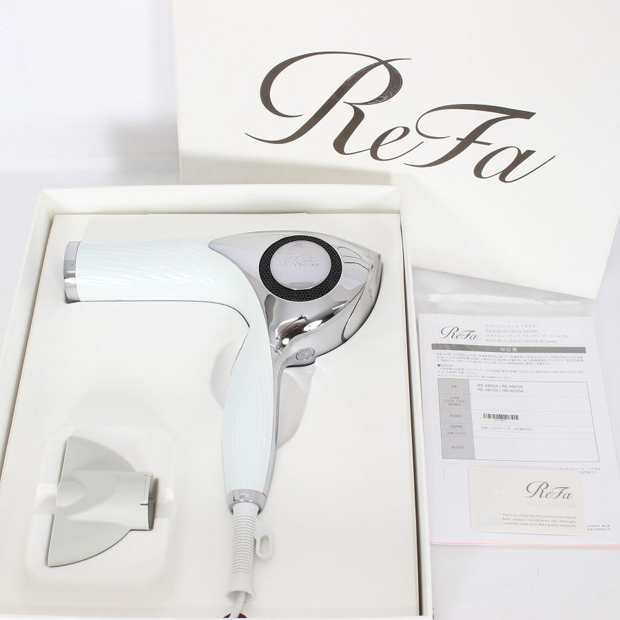 ジャンク品 RE-AB02A ホワイト ReFa リファ ヘアドライヤー RE-AB02A