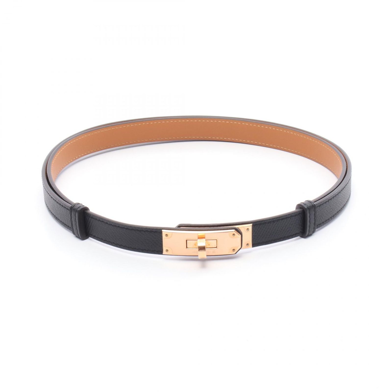 エルメス HERMES ベルト ケリー ベルト ブラック その他 ベルト