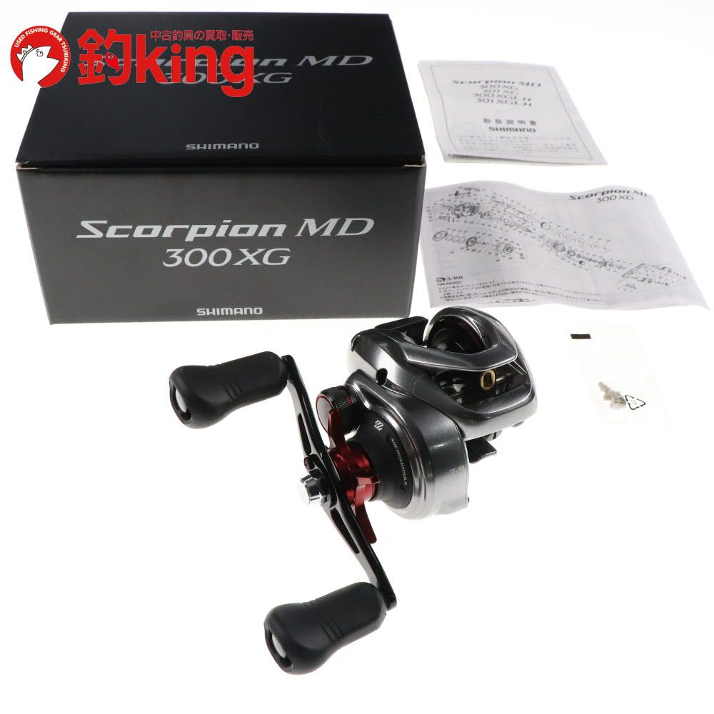 シマノ 21 スコーピオンMD 300XG /W160M 極上品 ブラックバス