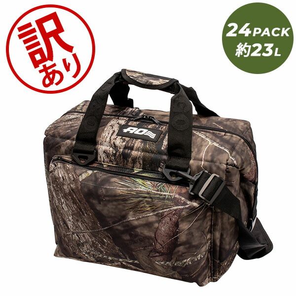 エーオー クーラーズ AO Coolers クーラーバッグ 24パックキャンバス デラックス ソフトクーラー モッシーオーク AOMO24DX アウトドア アウトレット AOC00000-289