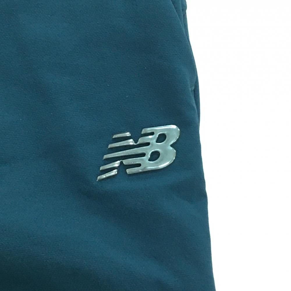 New Balance - 【美品】ニューバランスゴルフ パンツ グリーンブルー 裏微起毛 立体ロゴ メンズ 4(M) ゴルフウェア New Balance 美品】ニューバランスゴルフ パンツ グリーンブルー 裏微起毛
