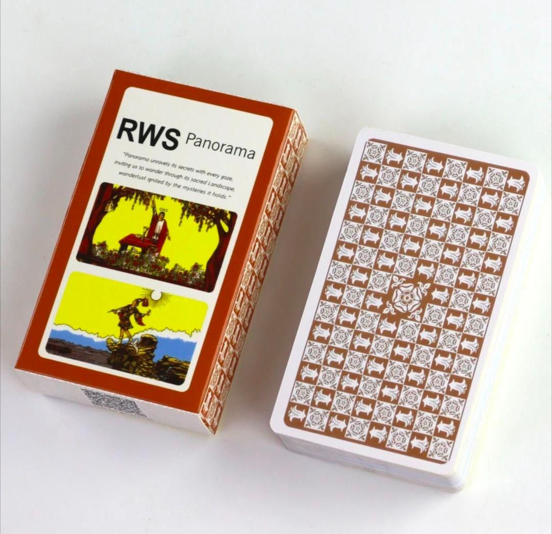 【新品・未使用】新品RWS panorama tarot ワイドパノラマタロット 新しい RWS パノラマ タロット カード 78 デッキ 広角レンズが