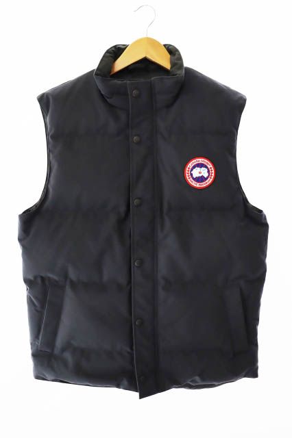 カナダグース CANADA GOOSE GARSON VEST ガーソン ダウン ベスト 3420400009 4151M L ネイビー ブランド古着ベクトル AA 250502