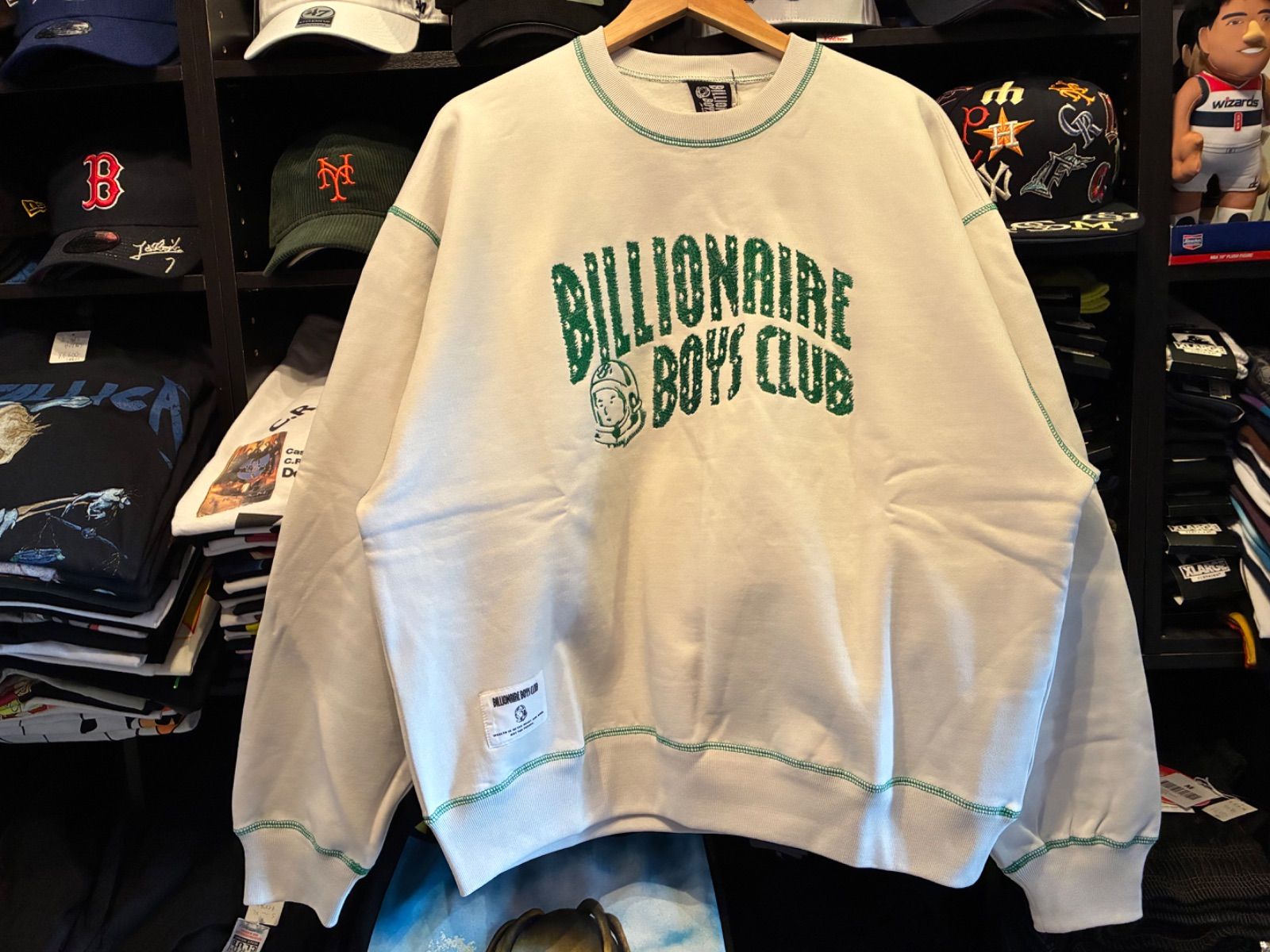 Billionaire Boys Club ミントグリーン ポケット スウェット ビリオネア ボーイズ クラブ】BB TOMORROW SUNSET HEAVY WASHED