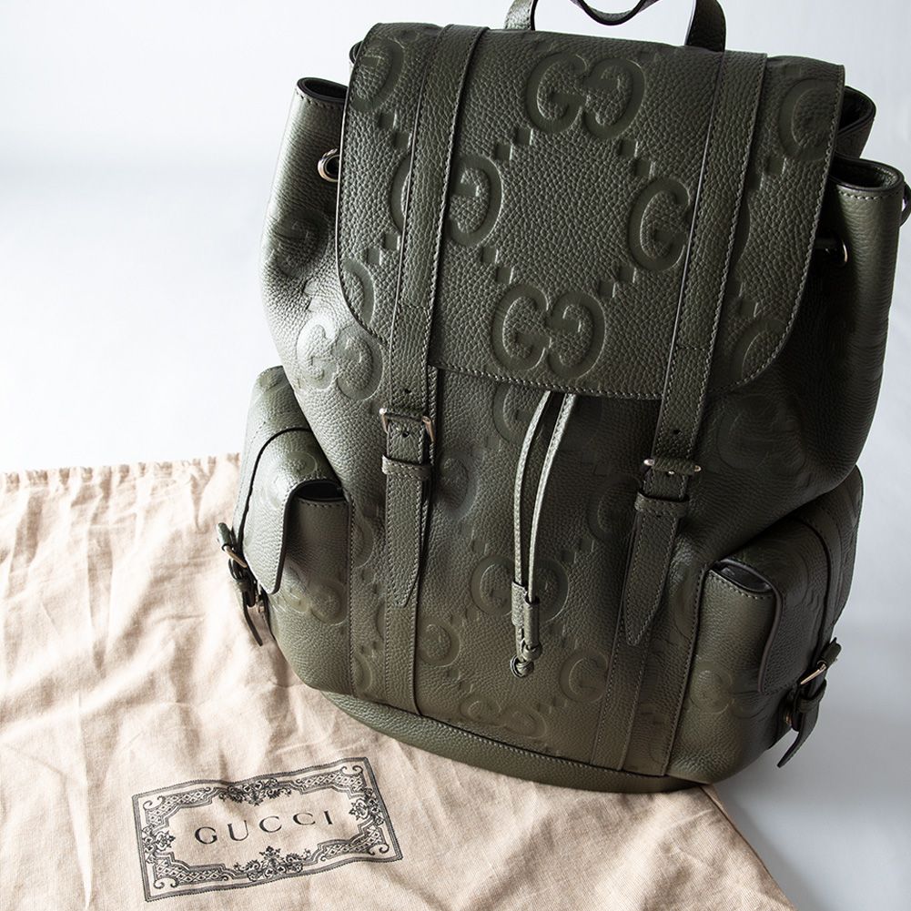 GUCCI ジャンボ GG ラージ バックパック グッチ リュック デイパック