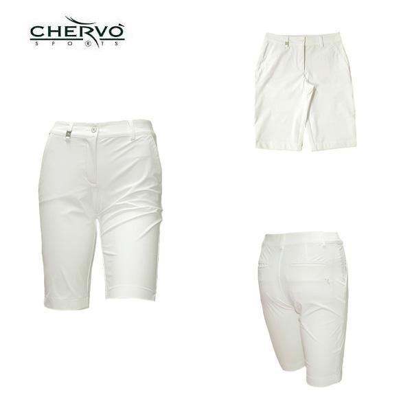 訳あり シェルボ CHERVO レディース 春夏 ストレッチ UVカット 吸汗速乾 ハーフパンツ サイズ42 032-79841b-42a