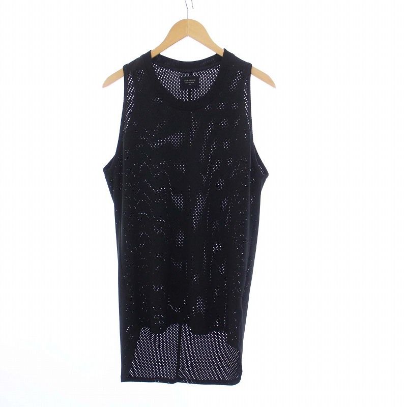 【美品タグ付】fear of god 5th メッシュ タンクトップ ブラックS FOG ESSENTIALS FEAR OF GOD MESH TANK TOP フィアオブゴッド