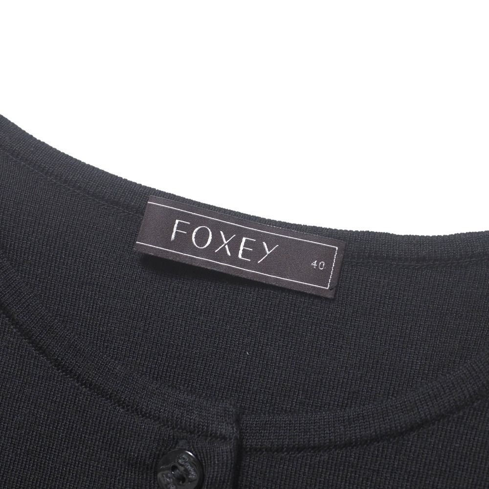 FOXEY カシミヤシルク長袖ニット40サイズ