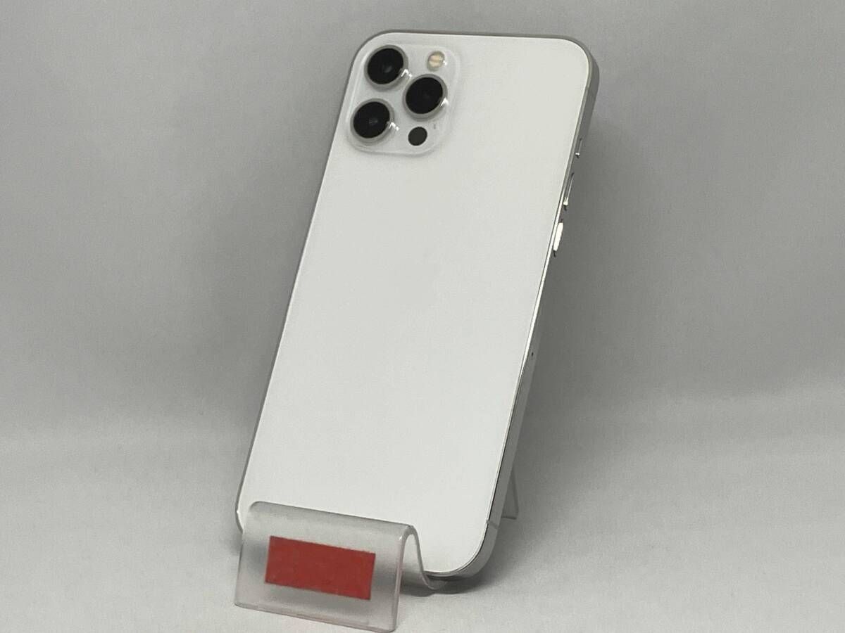au 【SIMロックなし】MGCV3J/A iPhone 12 Pro Max 128GB シルバｰ au 