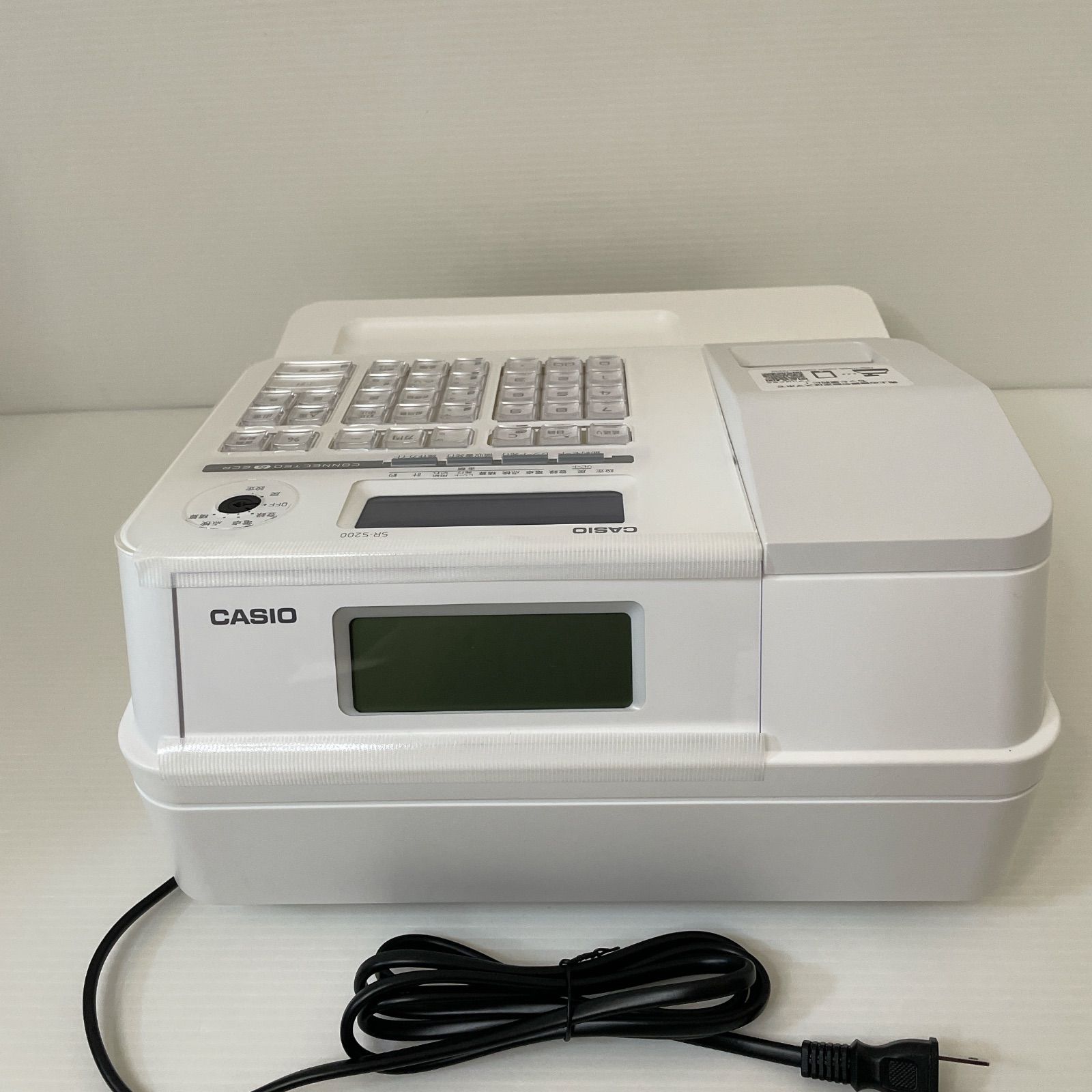 CASIO SR-S200-WE レジスター ホワイト 美品 カシオ SR-S200-WE電子