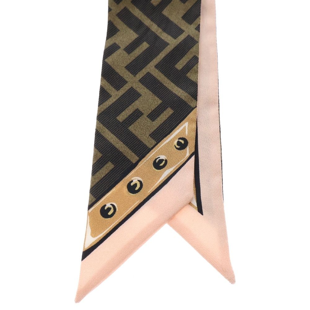 【新作からSALEアイテム等お得な商品満載】 FENDI スカーフ シルク ズッカ総柄 ラッピー (フェンディ) 小物