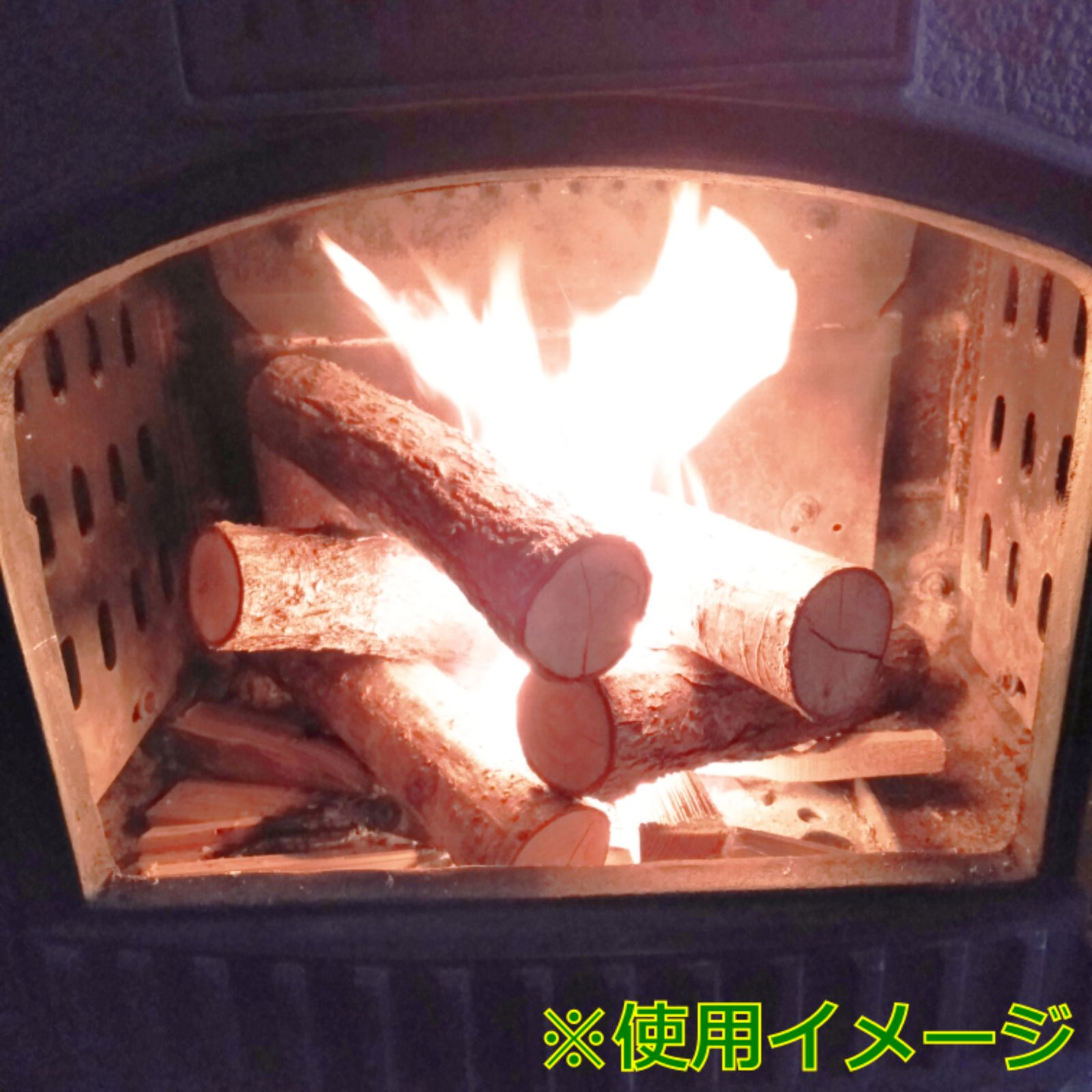 ナラ丸薪20㎏乾燥済み⁂玉切り棒 長さ30㎝ 焚き火 キャンプ ストーブ用
