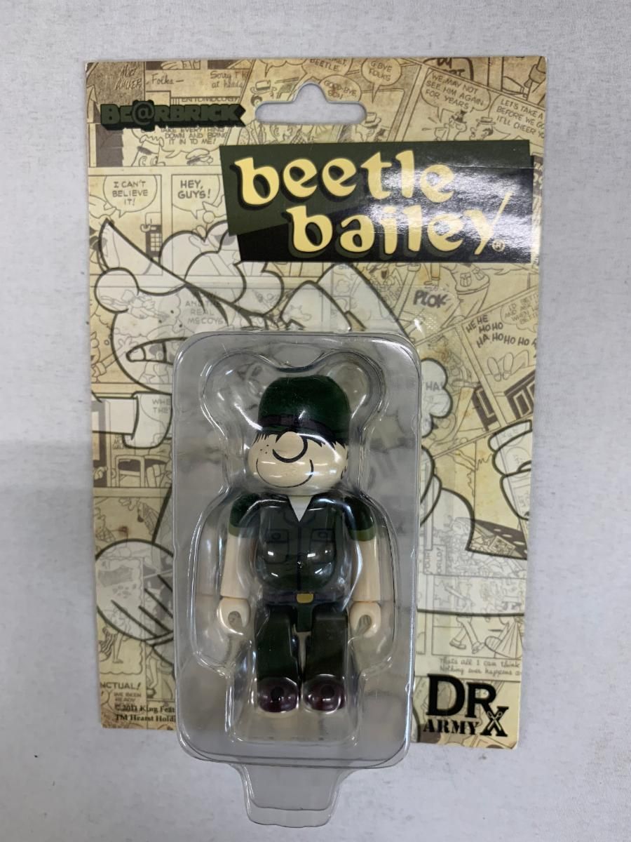 未開封】BE@RBRICK DRX ARMY beetle bailey 100% - メルカリ