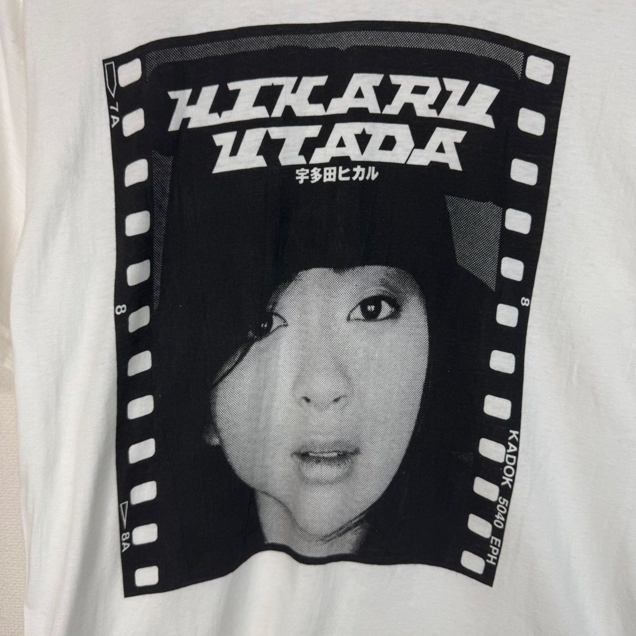 宇多田ヒカル Tシャツ アーティストT 半袖 クルーネック フォト