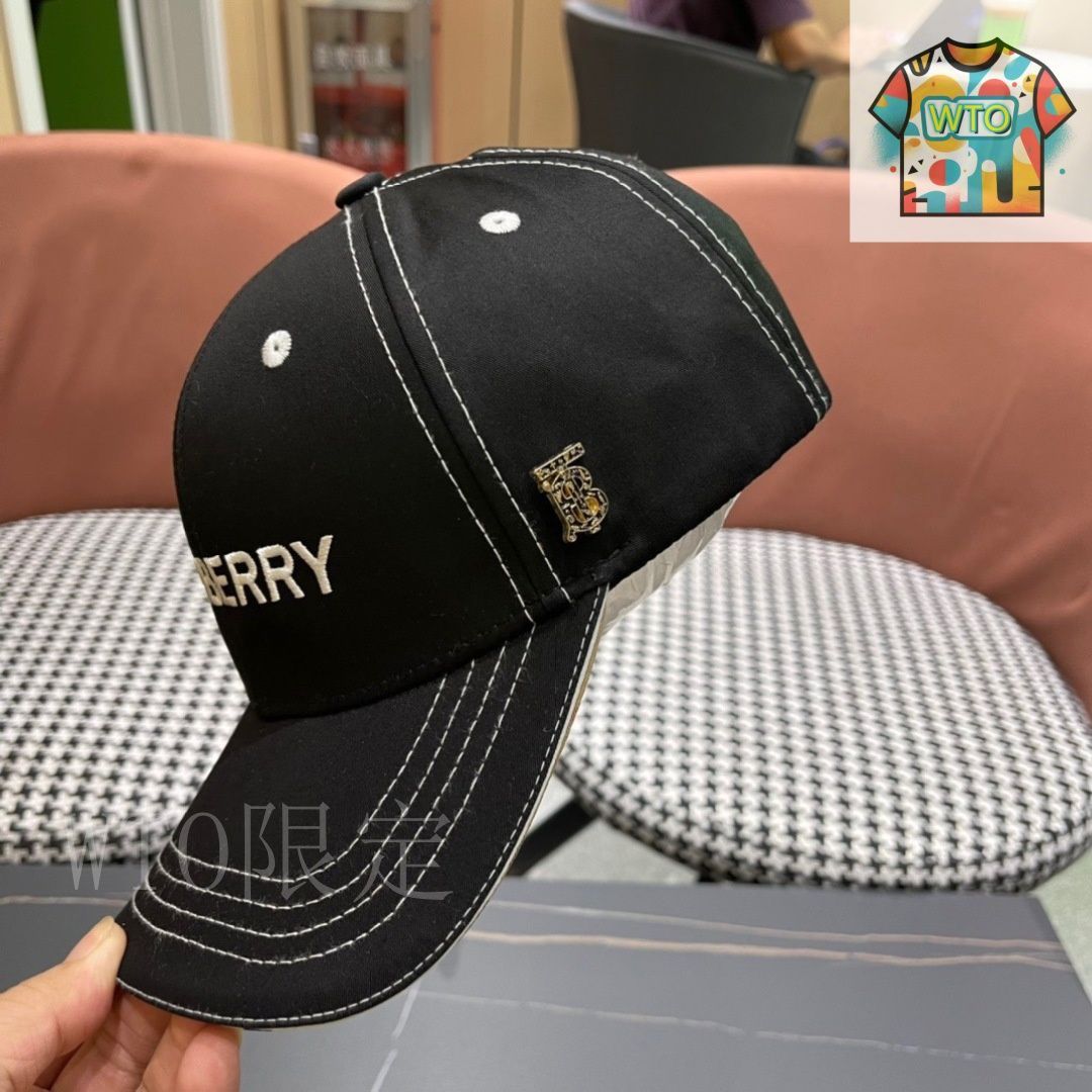 【送料関税無料】BURBERRY ベースボールキャップ チェックコットン ベースボールキャップ (ダークバーチブラウン