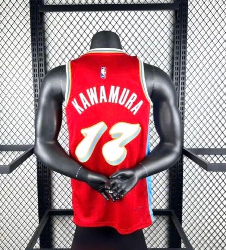 NBA 河村勇輝 グリズリーズ ユニフォーム ♯17 赤 レッド M