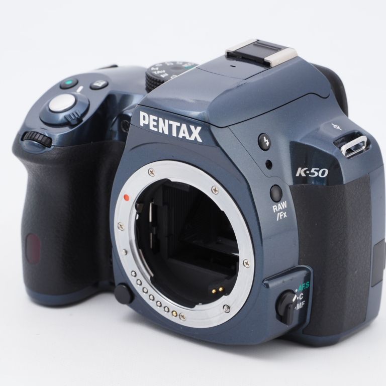 定番のお歳暮 ボディ K-50 ペンタックス PENTAX オーダーカラー ネイビー ブルー デジタルカメラ - greenvilla.kg