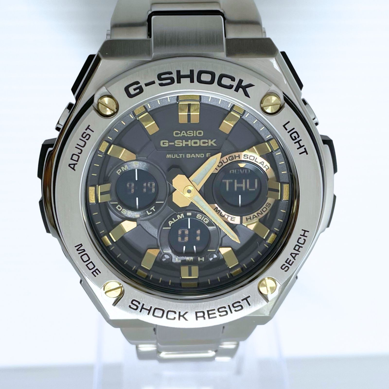 新品】CASIO カシオ G-SHOCK ソーラー電波 腕時計 GST-W110D-1A9JF - メルカリ