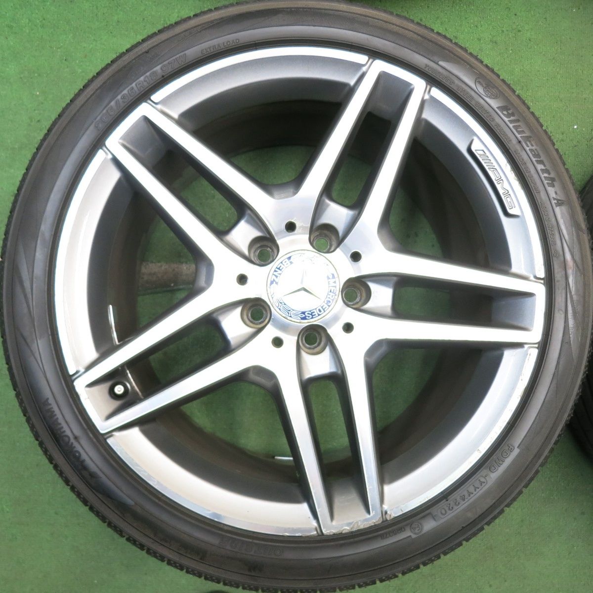 バリ溝！9.5分☆ベンツ W212 Eクラス 純正 AMG 245/40R18 265/35R18 