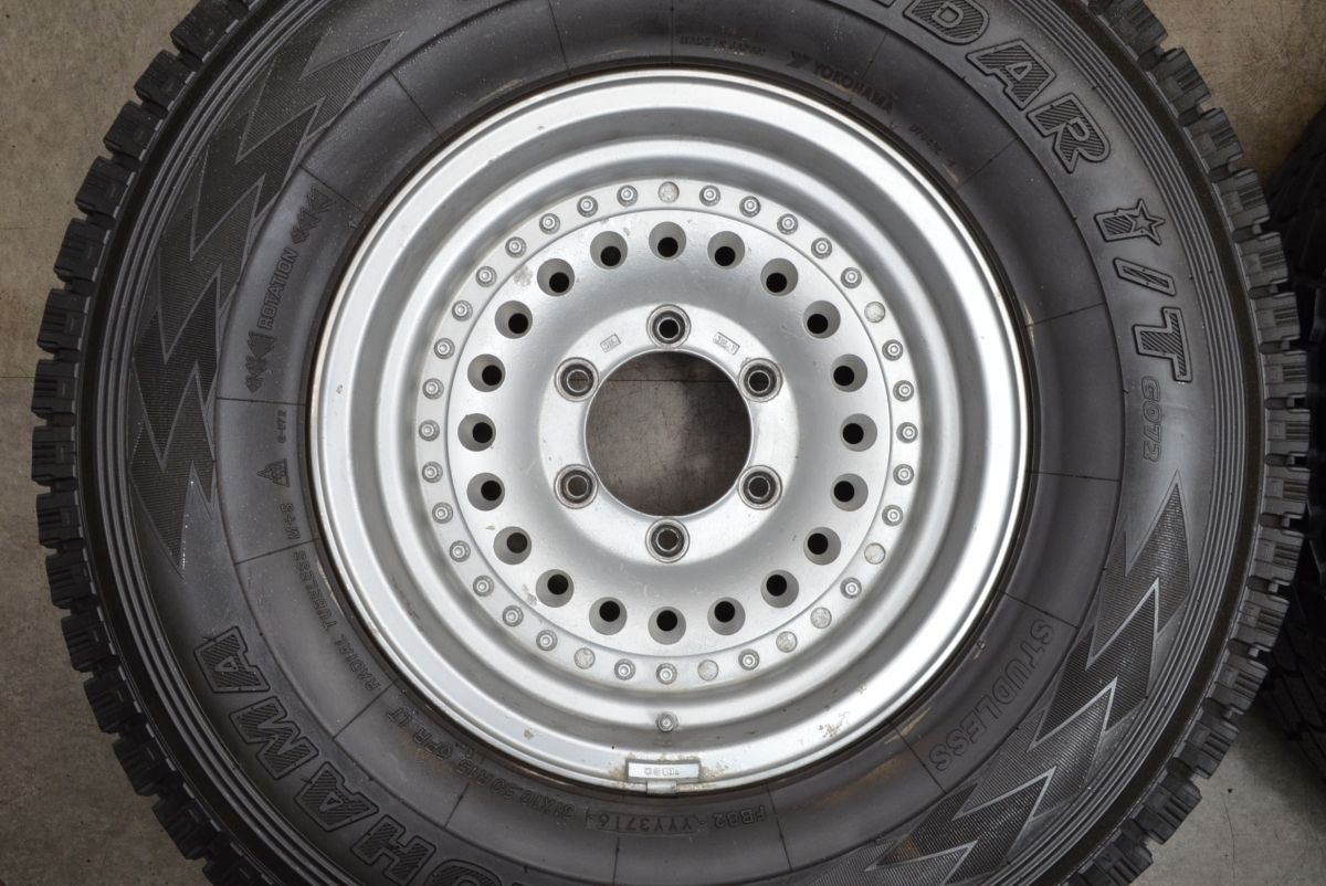 デザイン レンコンホイール 15in 7JJ -13 PCD139.7 ヨコハマ ジオランダー 31×10.50R15 6PR 70 ランクル リフトアップサイズ FFCRYSTALESIA_COM