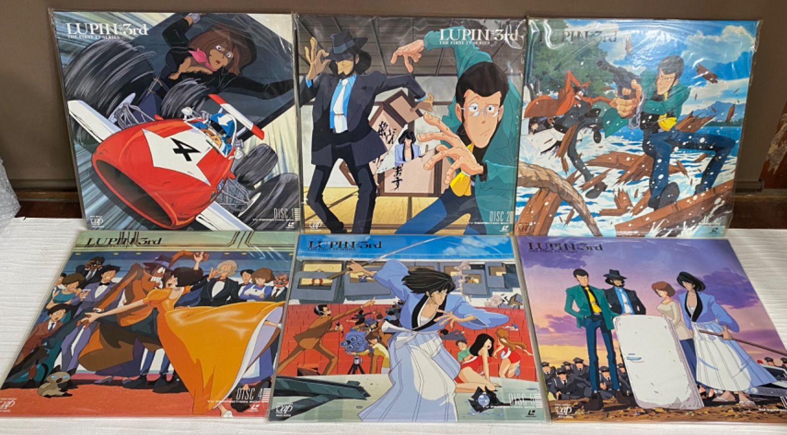 LD レーザーディスク ルパン三世 TVパーフェクションBOX ファースト