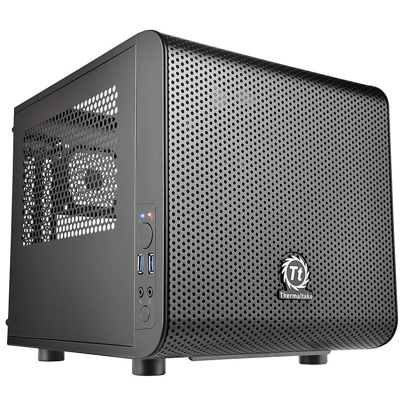 Thermaltake Core V1 Mini-ITX対応キューブPCケース CS4872 CA-1B8-00S1WN-00 1