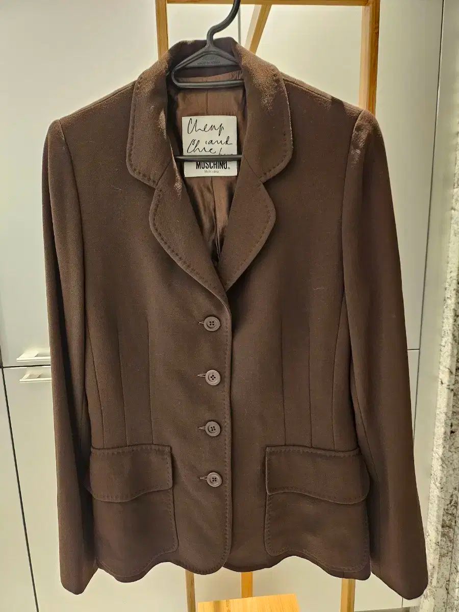 モスチノ レディース ブラウン 秋冬ジャケット sサイズ