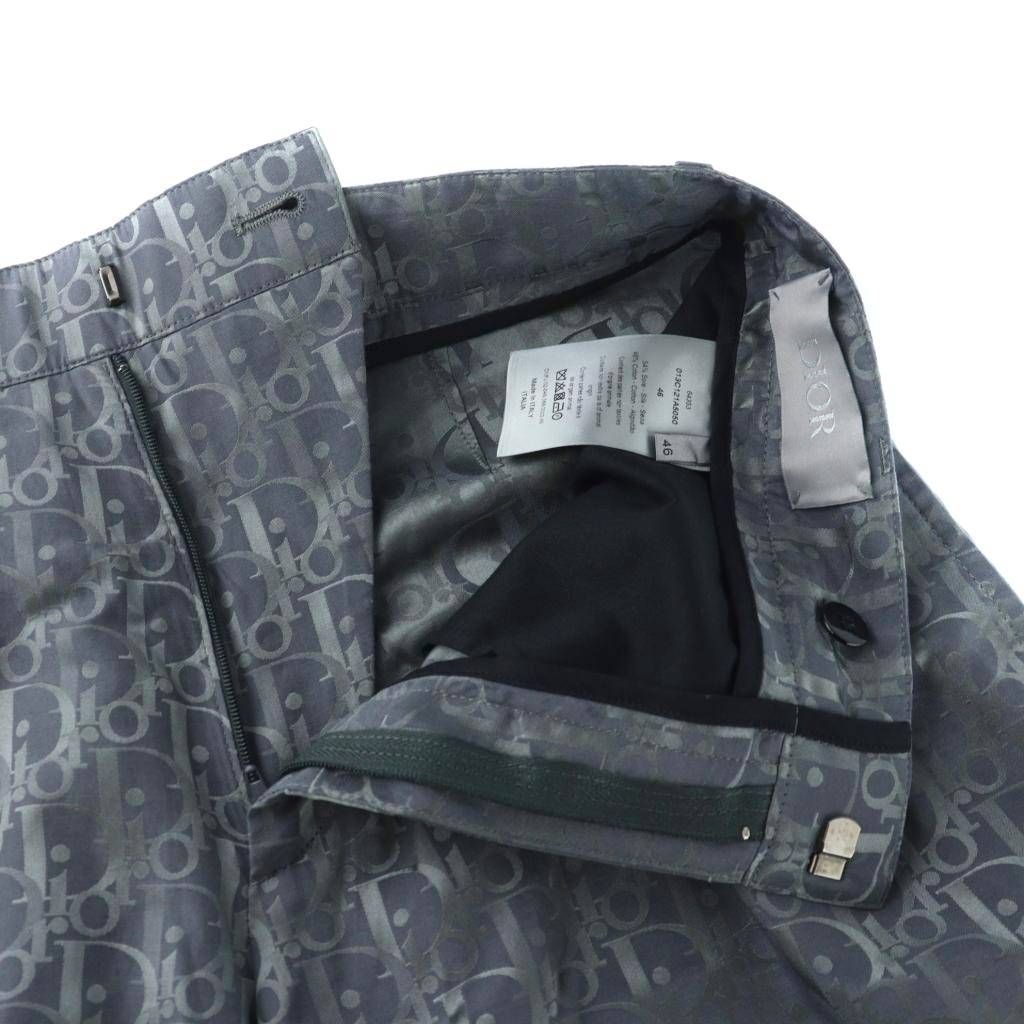 【未使用】DIOR HOMMEディオール　オブリーク柄ショートパンツ50 XL Dior HOMME 未使用品▽DIOR ディオール オム 293B102AB041